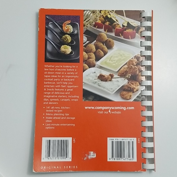 Company's Coming Appetizers & Snacks Book - Picture 2 of 8